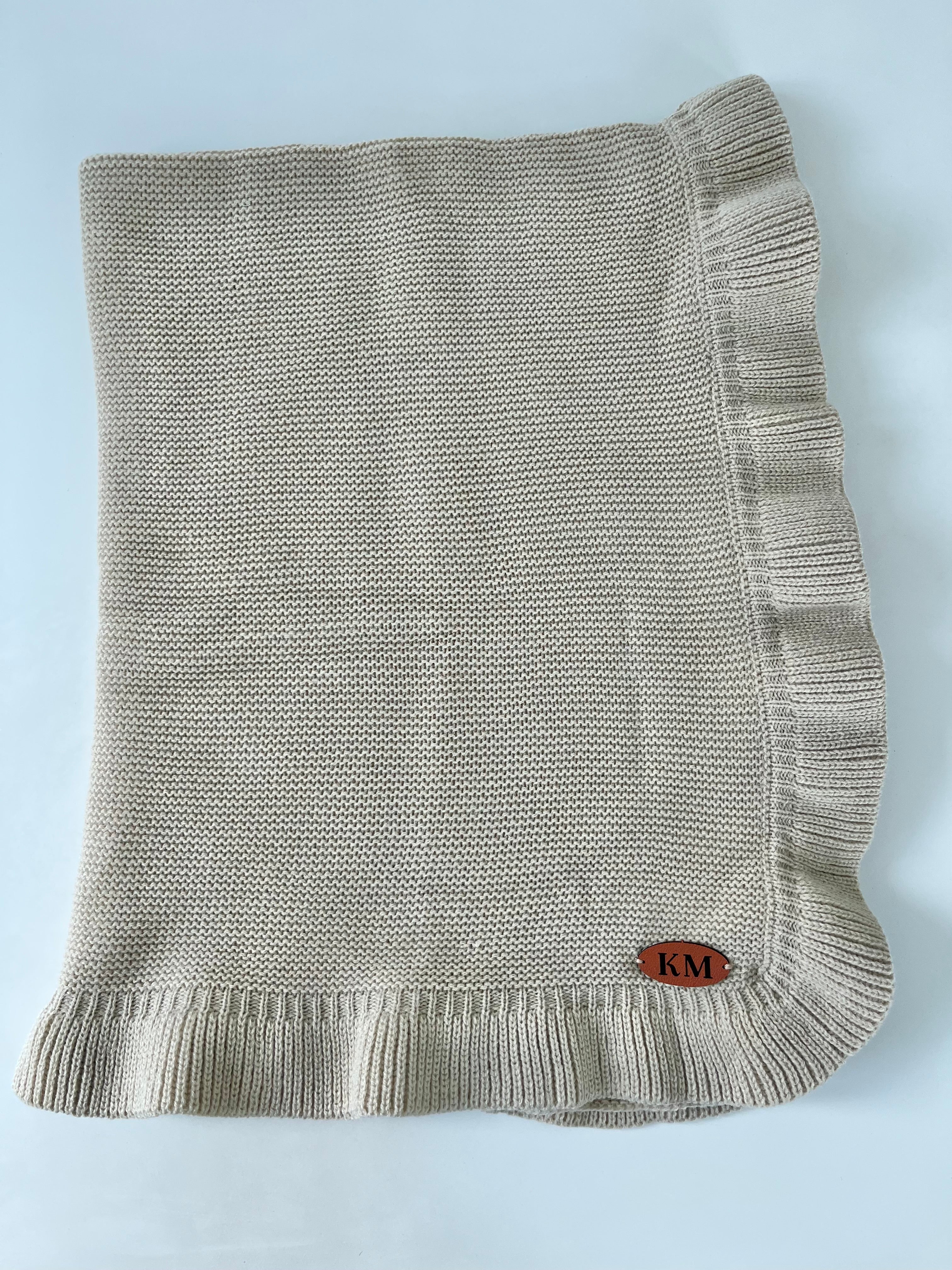 KM Baby Blanket-Beige