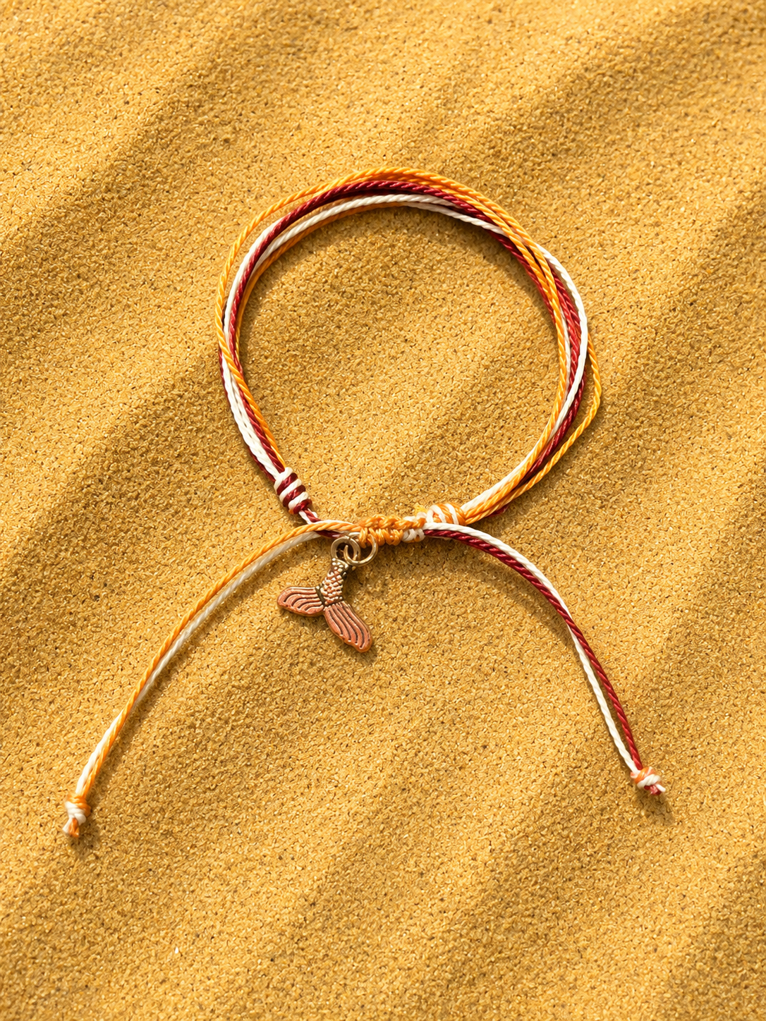 Sunset Mermaid Yarn Bracelet