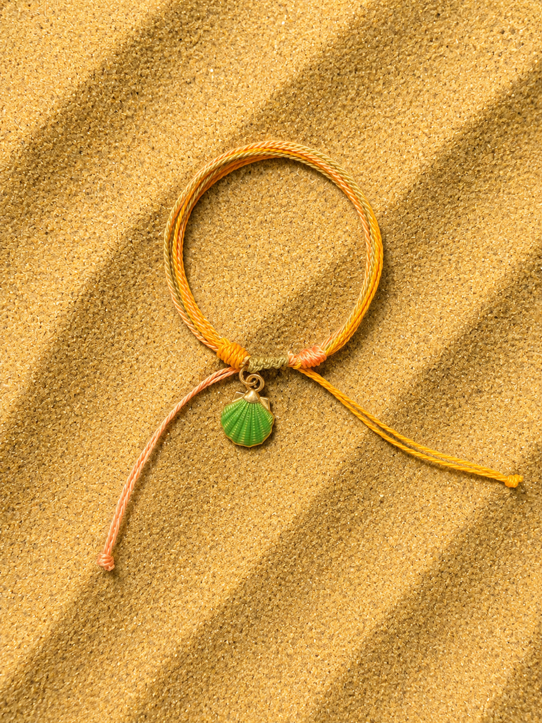 Seafoam Bay Yarn Bracelet