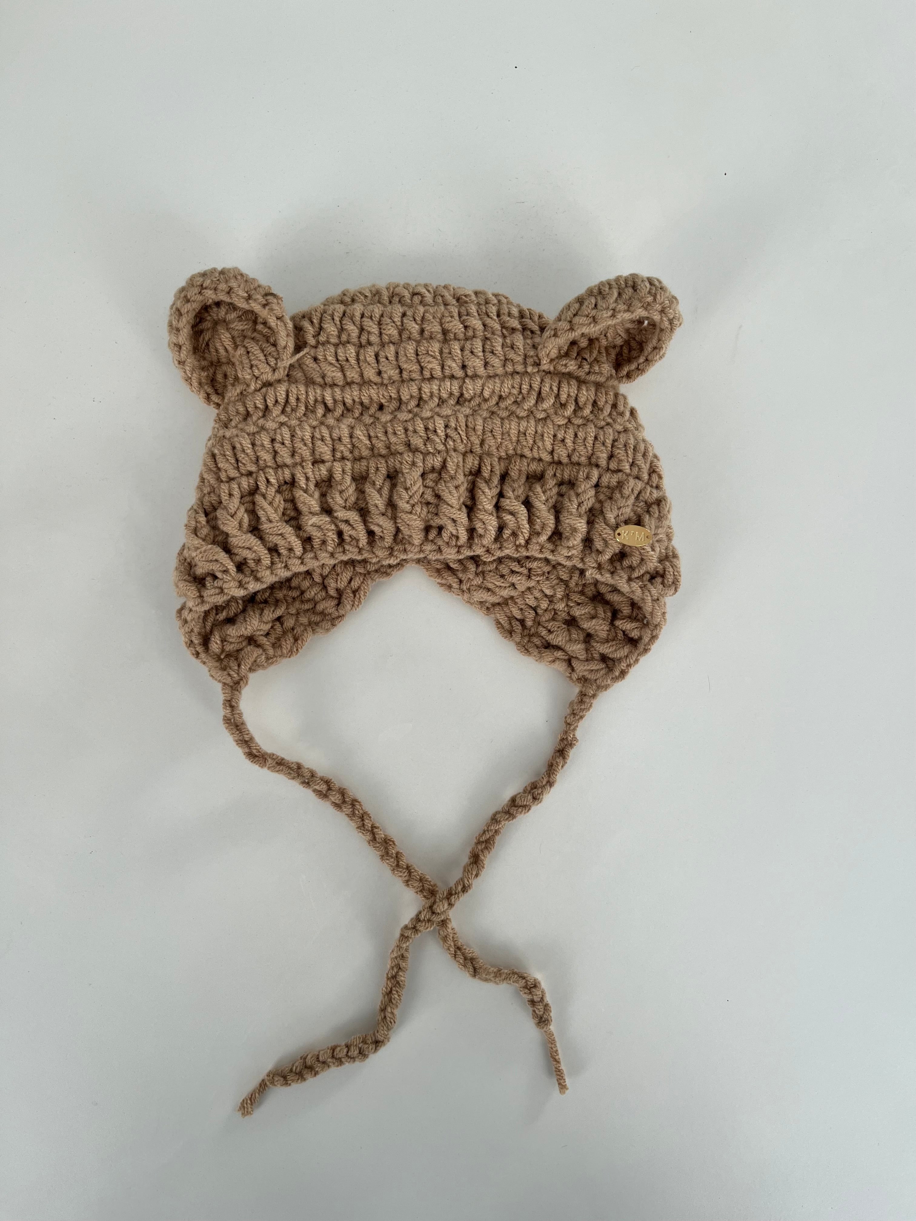 Bear Beanie-khaki