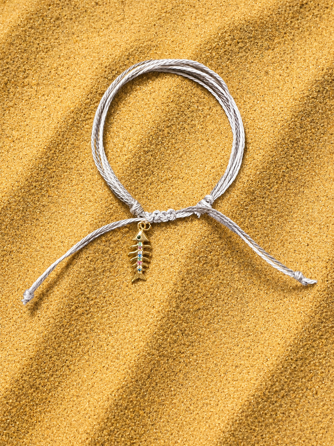 Driftwood Tide Yarn Bracelet