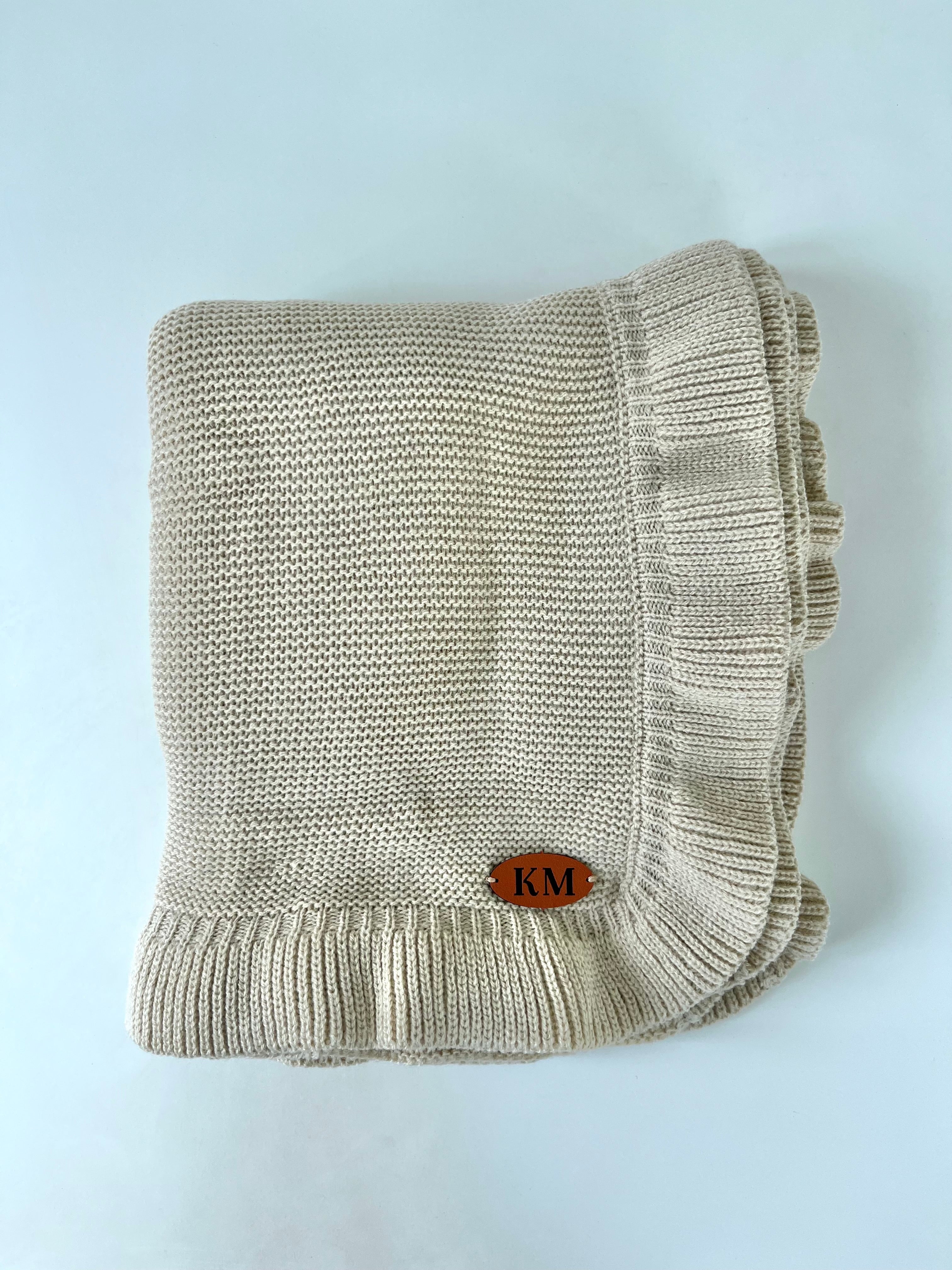 KM Baby Blanket-Beige