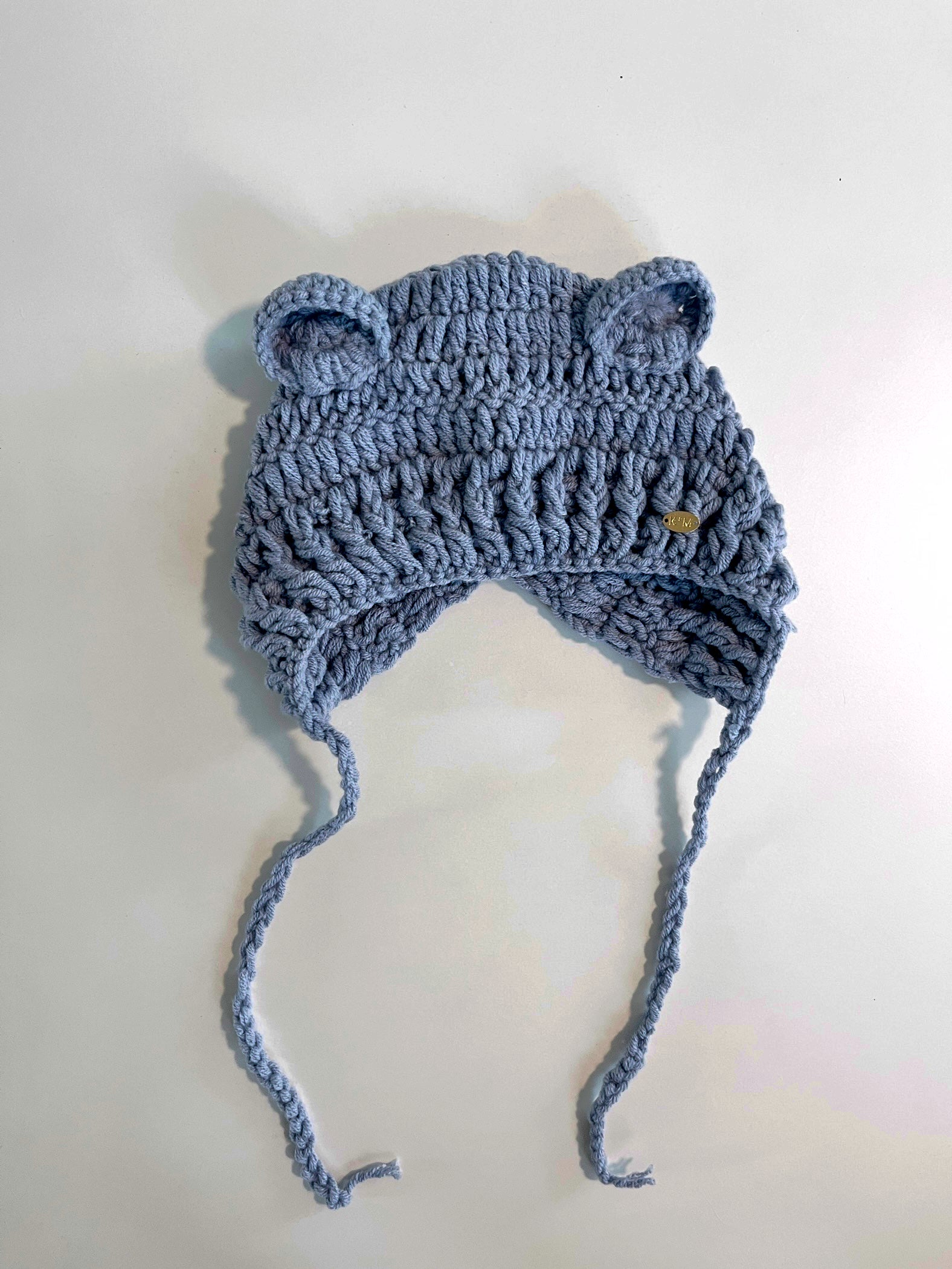 Bear Beanie- blue